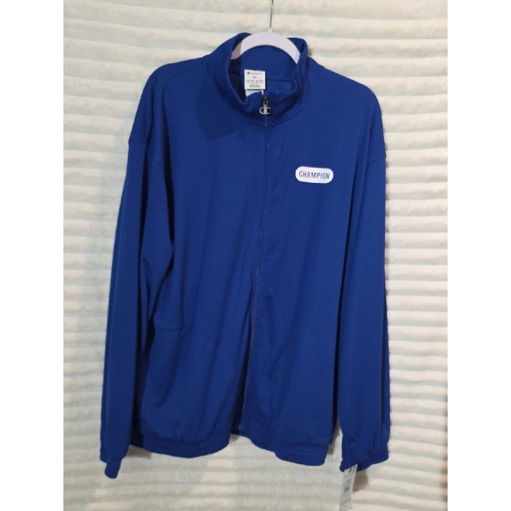 Champion Blue Full Zip Track‎ Jacket XL V96544 NEW
